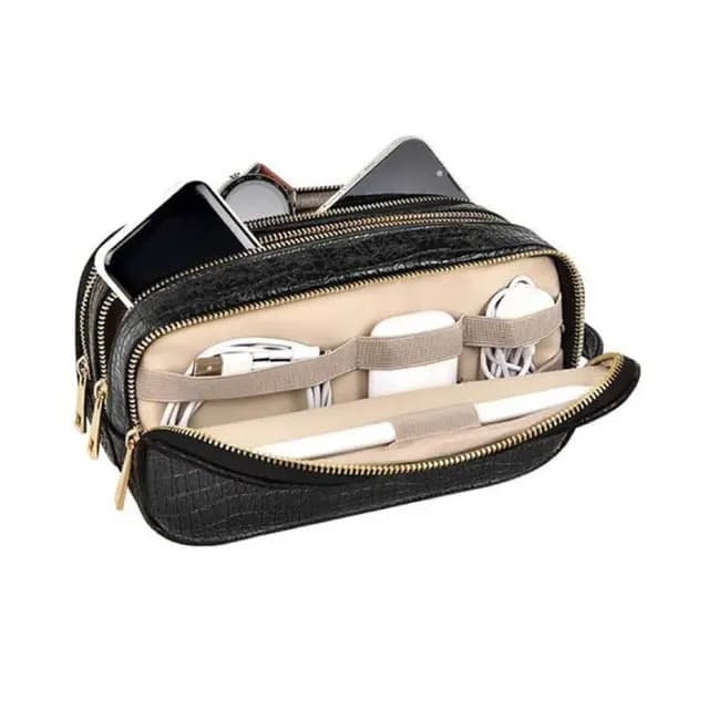 کیف چرمی گرین لاین مدل Green Lion Citizen Croco Leather Bag GNCITICRPCH — تصویر ۳