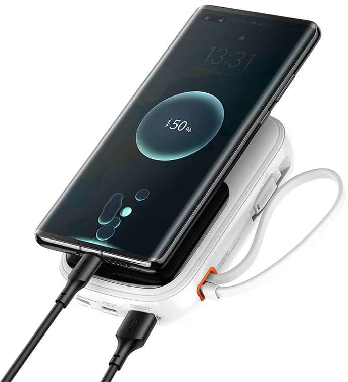 پاور بانک بیسوس مدل Baseus Qpow Digital Display PPQD2-20C با ظرفیت 20000mAh و توان 22.5W — تصویر ۶