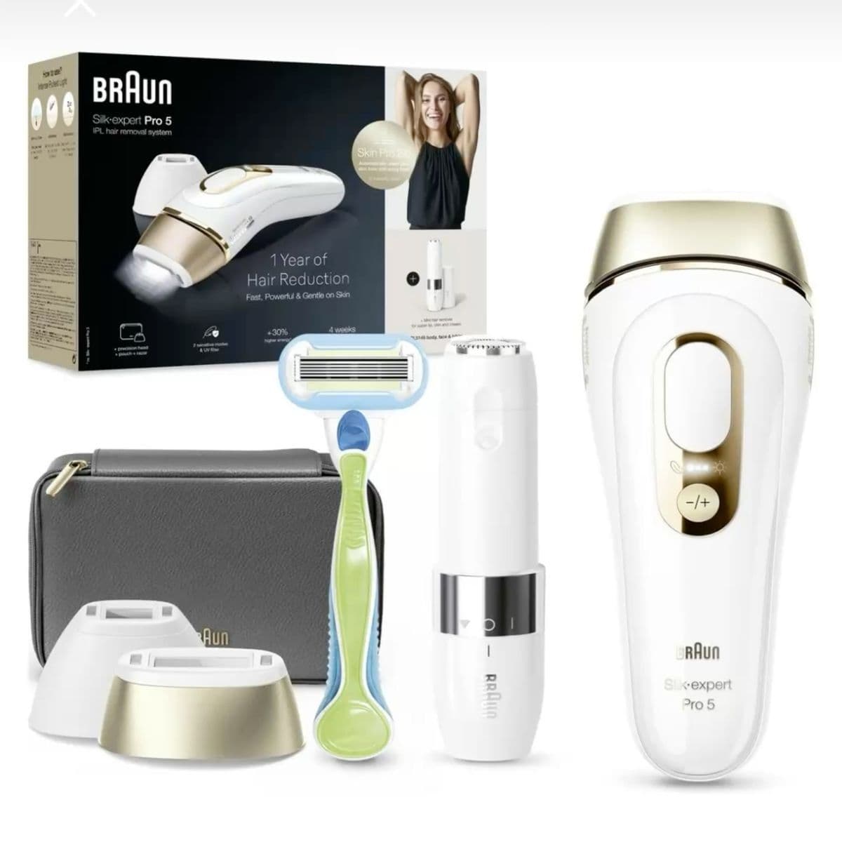 دستگاه لیزر براون IPL SILK EXPERT PRO 5 مدل PL5146