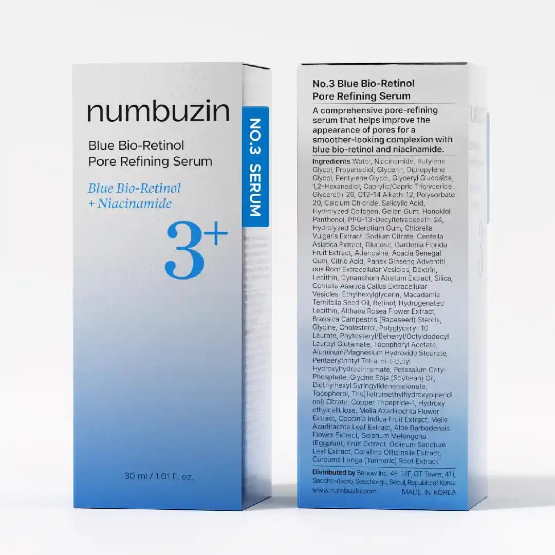 سرم رتینول آبی شماره 3 نامبوزین Numbuzin حجم 30 میل — تصویر ۷