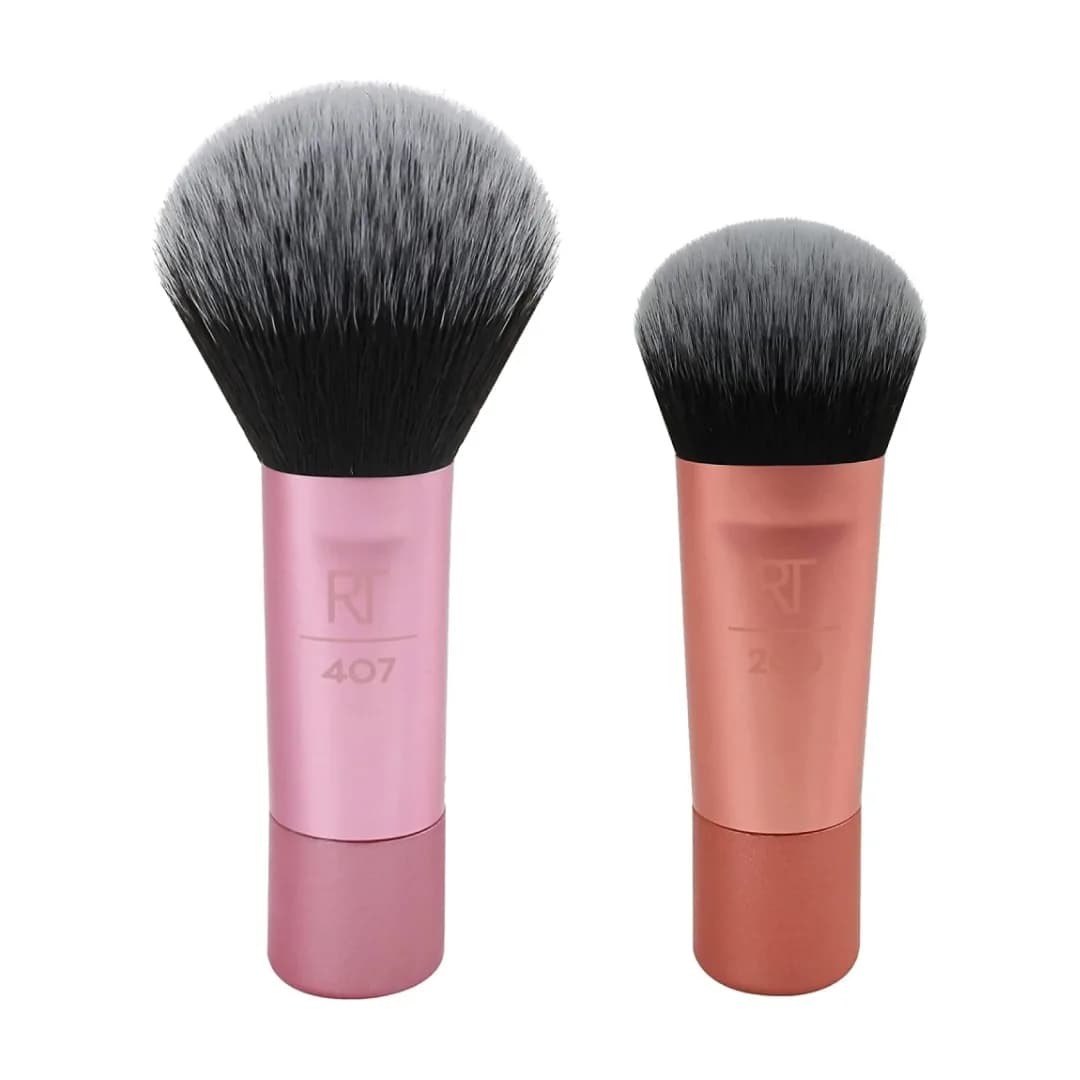 براش دو تیکه کرم پودر مینی ریل تکنیک Real Techniques Mini Brush — تصویر ۲