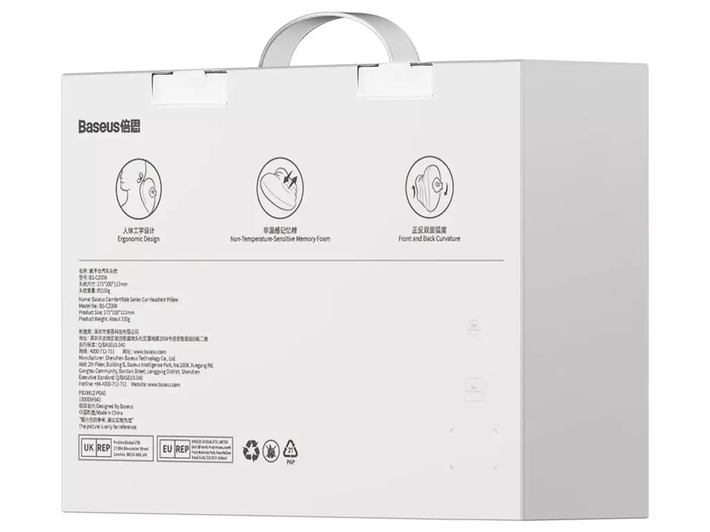 بالش خنک کننده داخل خودرو چندکاره بیسوس Baseus CN005 ComfortRide Series Car Lumbar Pillow C20036402111 — تصویر ۵