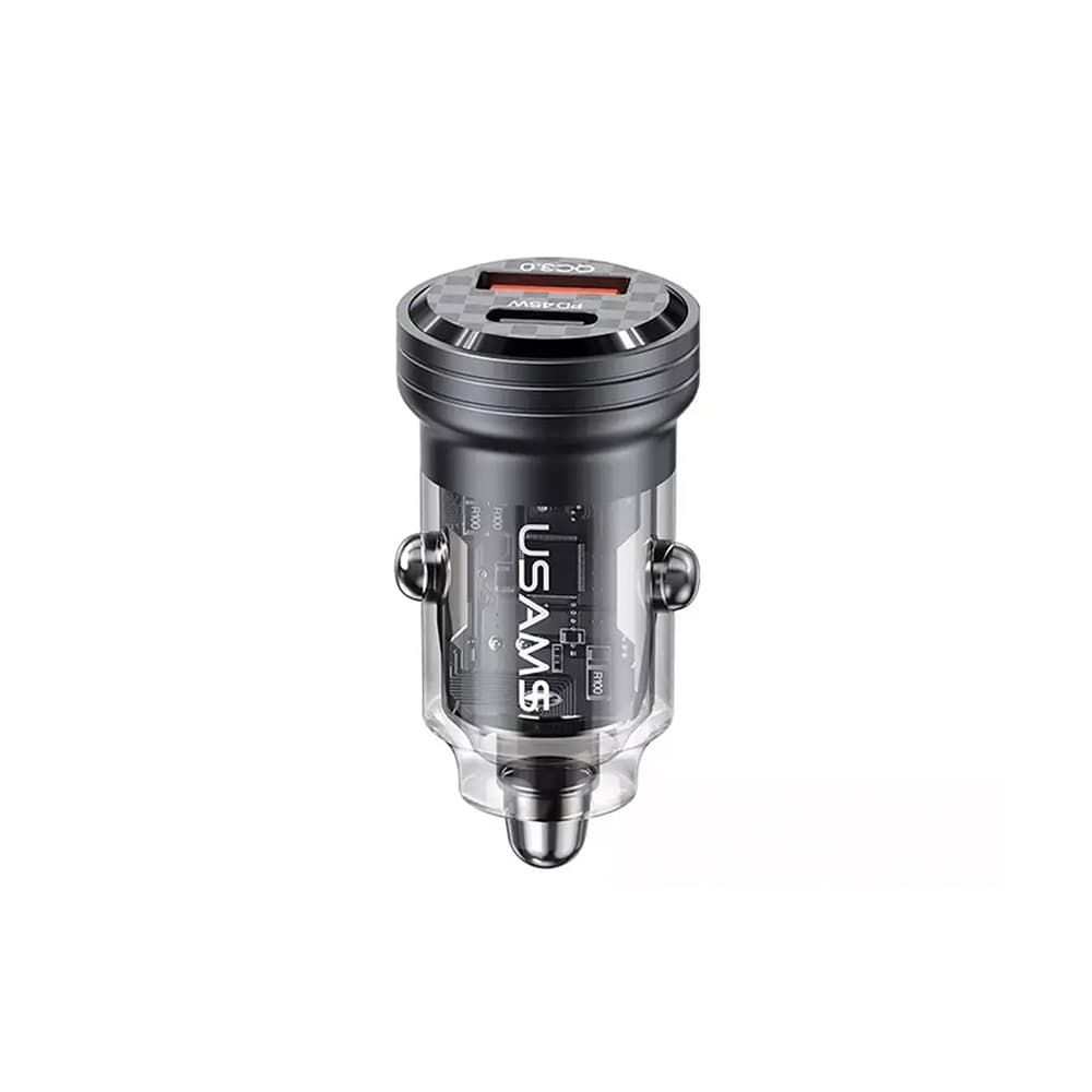شارژر فندکی مینی یوسمز مدل USAMS US-CC175 Fast Charging Car Charger