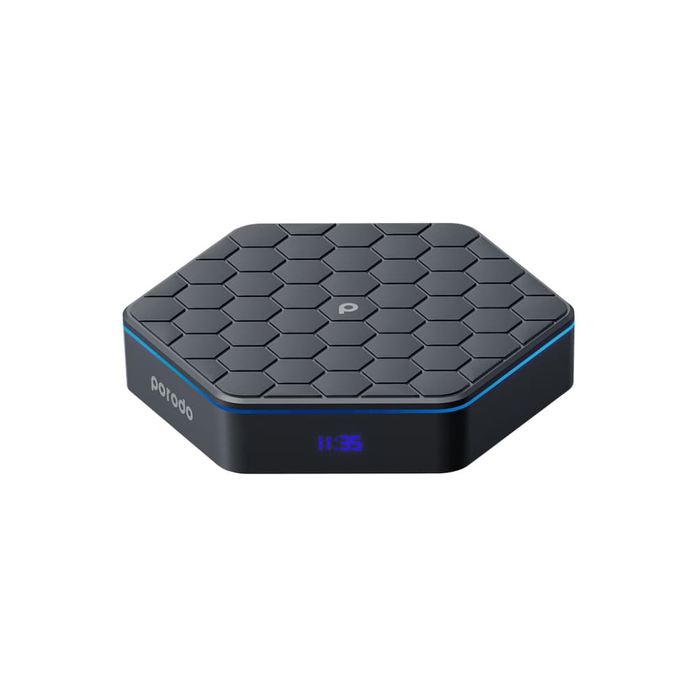 پخش کننده تلویزیون پرودو مدل Porodo TV Box Ultra High-Speed Media Streaming PD-ATVBX