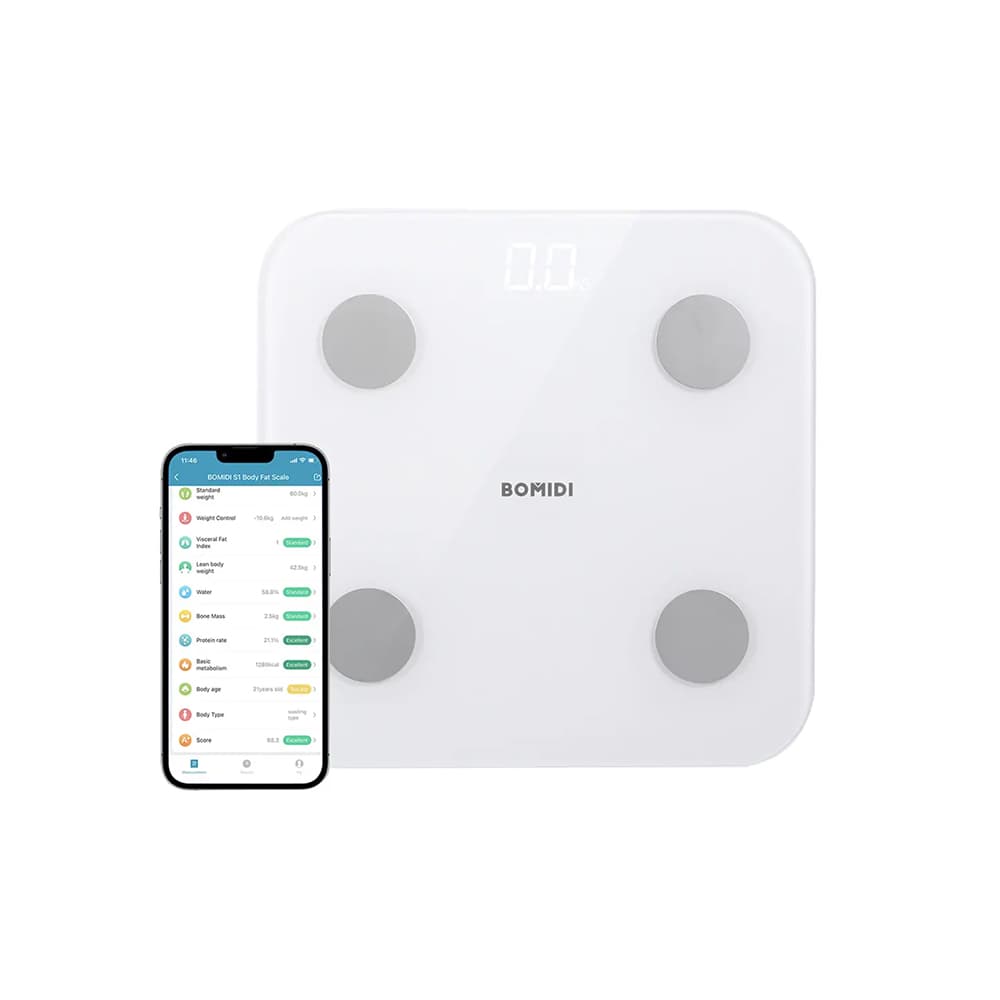 ترازو هوشمند شیائومی مدل Xiaomi Bomidi S1 Smart Body Weight Scaling — تصویر ۲