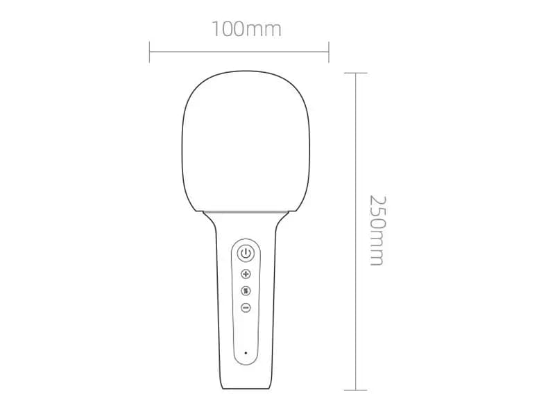 میکروفون بی سیم شیائومی Xiaomi Yuemi Bluetooth karaoke Microphone Lite YMMKF007 — تصویر ۱۲