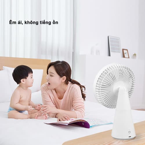 پنکه قابل حمل شیائومی مدل Xiaomi Mijia Rechargeable Mini Fan ZMYDFS01DM — تصویر ۵