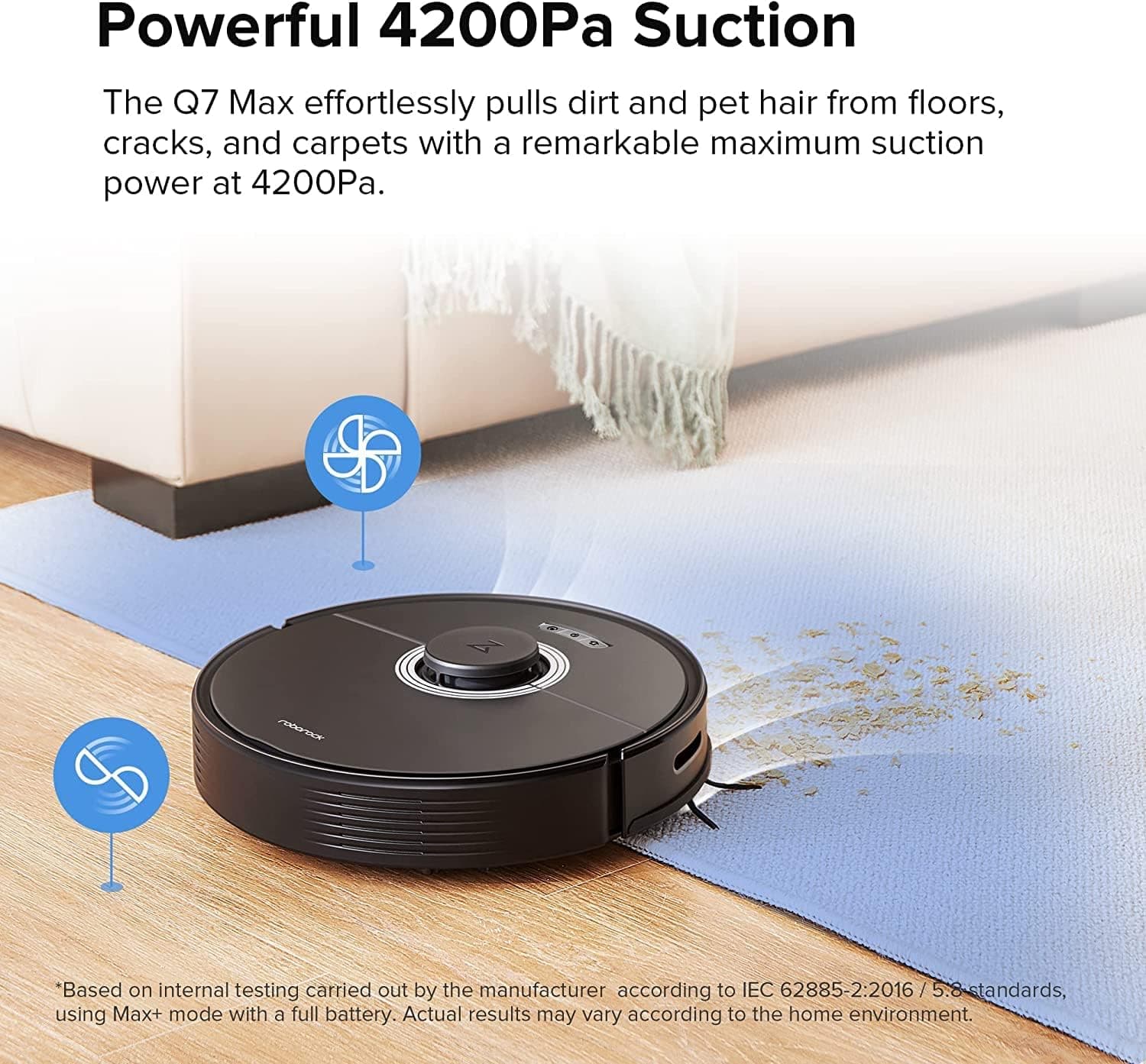 جارو رباتیک شیائومی مدل Xiaomi Roborock Q7 Max Robotic Vacuum Cleaner — تصویر ۸