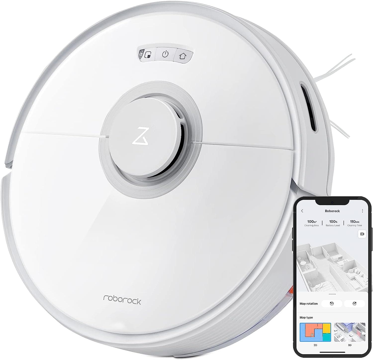 جارو رباتیک شیائومی مدل Xiaomi Roborock Q7 Max Robotic Vacuum Cleaner — تصویر ۳