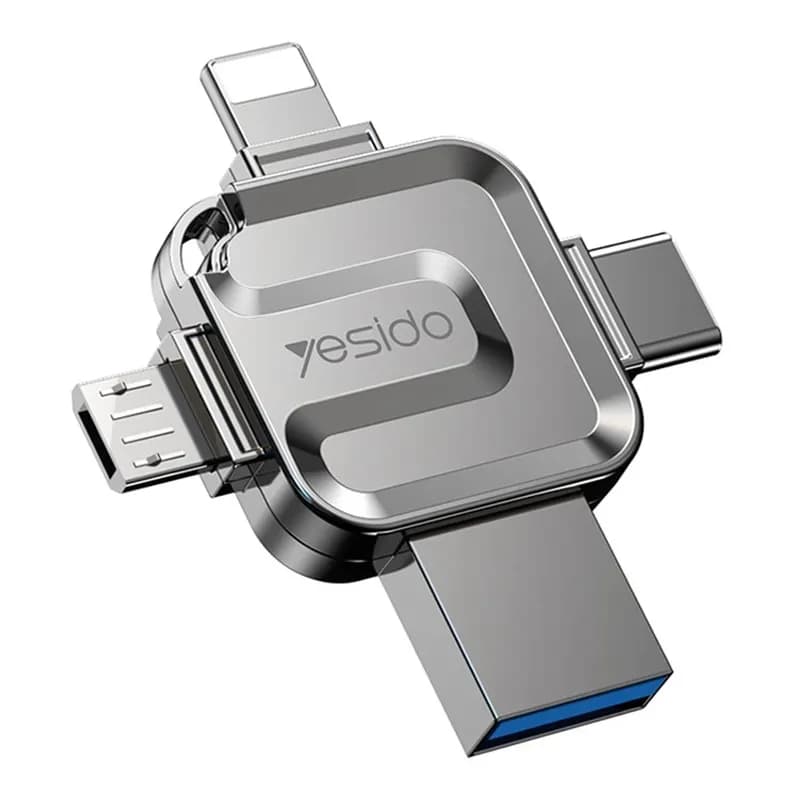 فلش مموری 4 پورت 64 گیگ یسیدو مدل YESIDO FL15 64GB — تصویر ۴