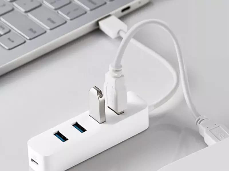 هاب 4 پورت یو اس بی شیائومی Xiaomi 4Ports USB3 Hub XMFXQ01QM — تصویر ۸