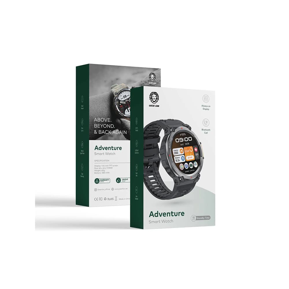 ساعت هوشمند گرین لاین مدل Green Lion Adventure Smart Watch GNADSW