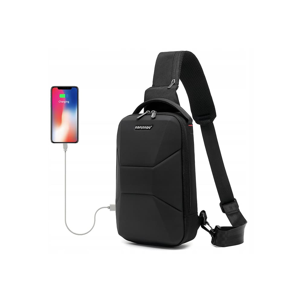 کیف تک بند مدل AOPINYOU Shoulder Backpack Shell USB AP-39