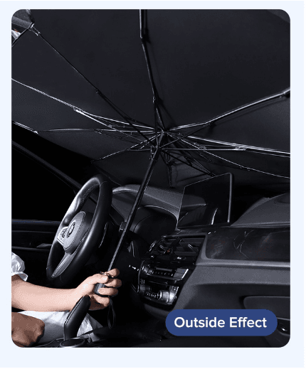 پرده شیشه جلو ماشین مدل Joyroom Car Front Windshield Umbrella Sun Protection And Heat JR-CP025 — تصویر ۷