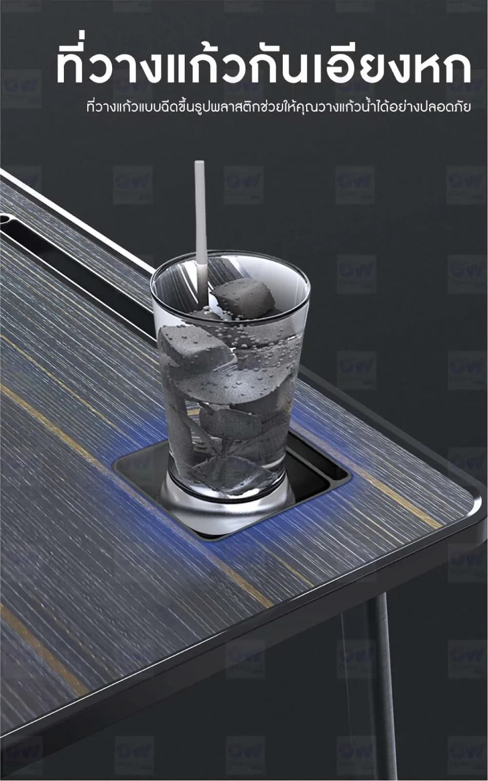 میز لپ تاپ تاشو شیائومی مدل LYDSTO Folding Laptop Table XL-CSZDZ03 — تصویر ۴