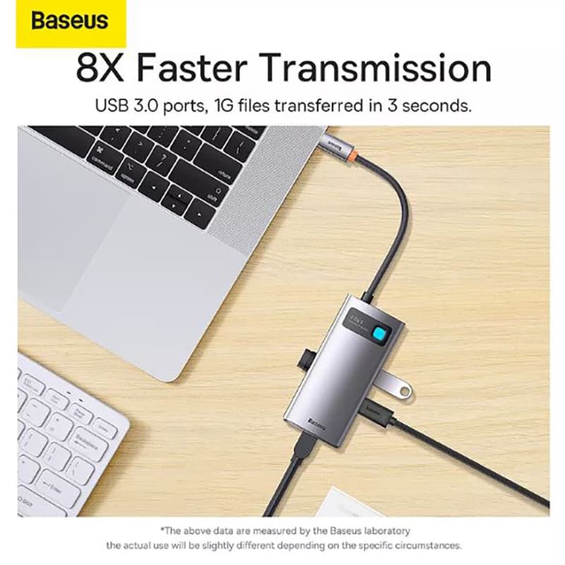 هاب 4 پورت USB-C باسئوس مدل Starjoy BS-OH067 — تصویر ۳