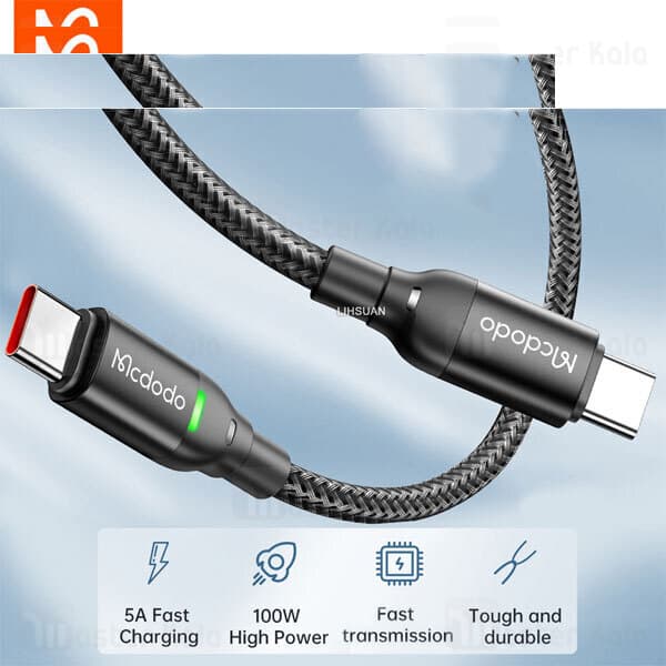 کابل تبدیل USB-C مک دودو مدل CA-2730 طول 1.2 متر — تصویر ۶