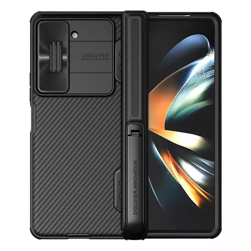 کاور نیلکین مدل Camshield Bracket به همراه پایه نگهدارنده مناسب برای گوشی موبایل سامسونگ Galaxy Fold 5 / W24 — تصویر ۳