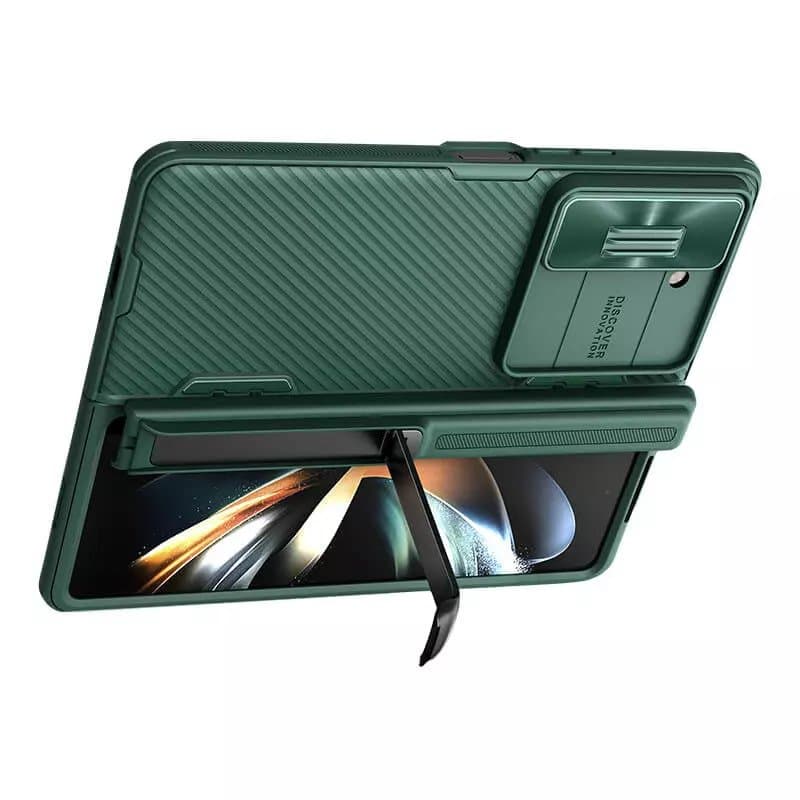 کاور نیلکین مدل Camshield Bracket به همراه پایه نگهدارنده مناسب برای گوشی موبایل سامسونگ Galaxy Fold 5 / W24 — تصویر ۹