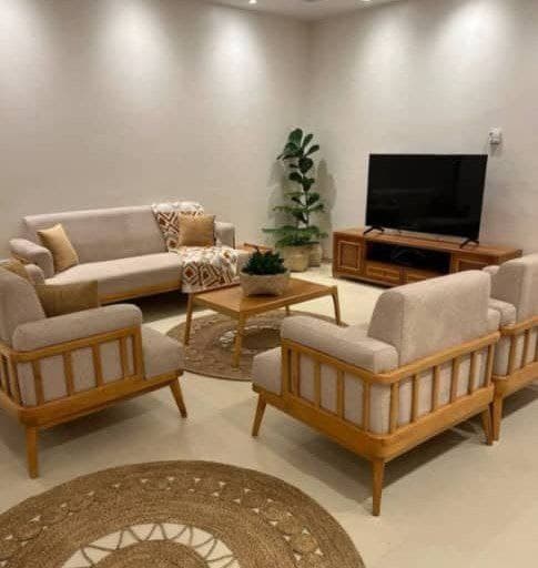 مبل راحتی ۷ نفره مدل نرده ای