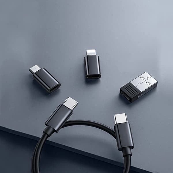 کابل تبدیل USB-C/USB به لایتنینگ/USB-C/MicroUSB مک‌دودو مدل WF-1720 طول 0.3 متر — تصویر ۱۲