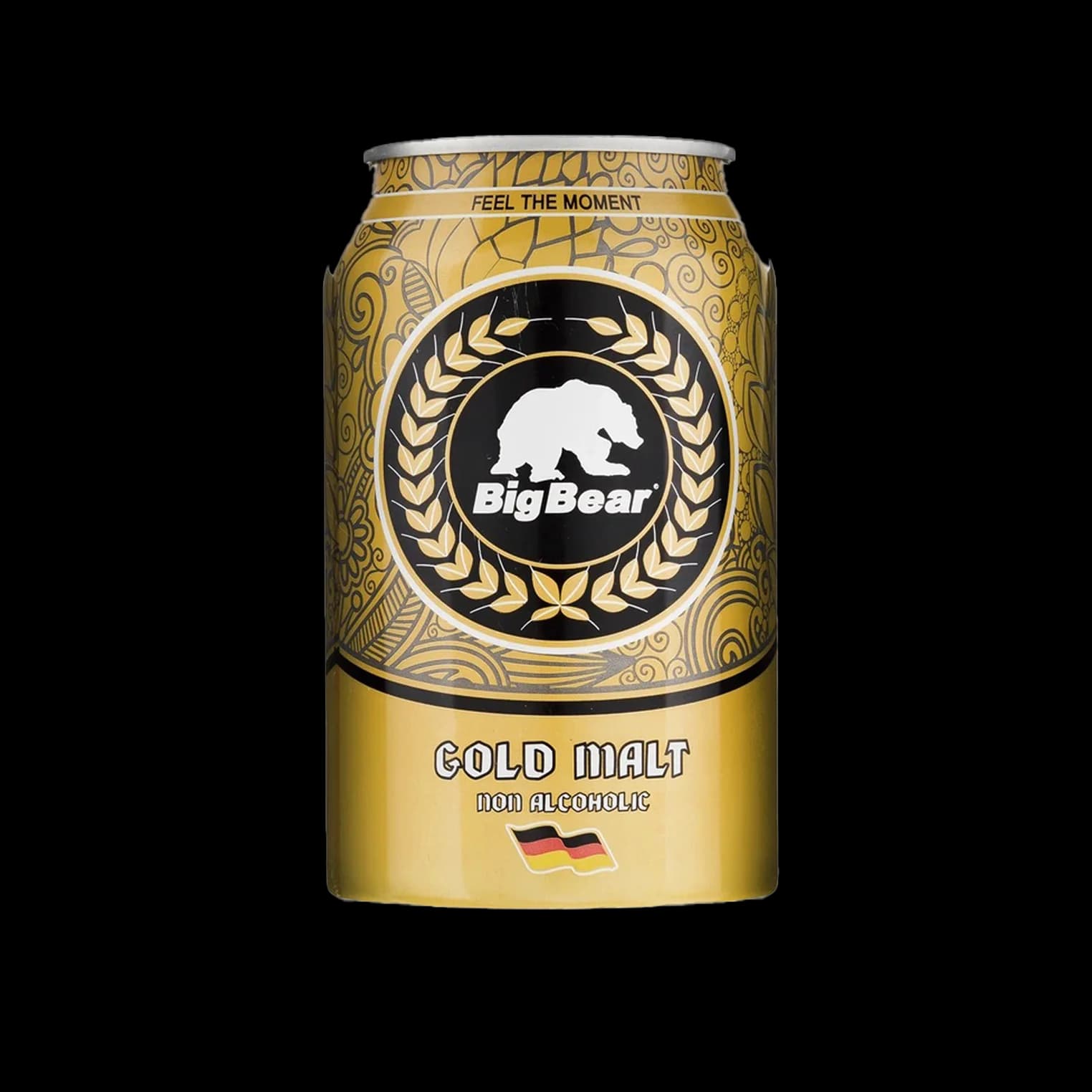 نوشیدنی مالت بدون الکل گلد بیگ بر Big bear non alcoholic gold malt drink