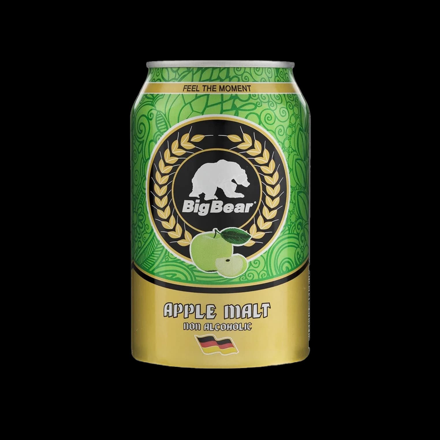 نوشیدنی مالت بدون الکل سیب بیگ بر Big bear non alcoholic apple malt drink
