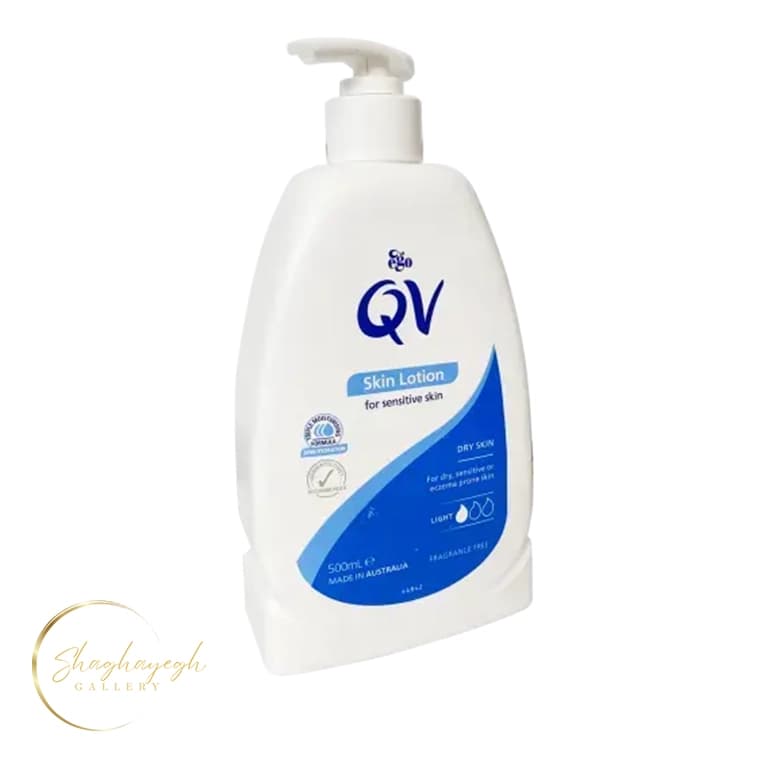 لوسیون بدن کیو وی ۵۰۰ میل QV Skin Lotion 500mL — تصویر ۳