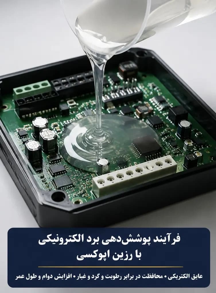رزین اپوکسی قطعات الکترونیکی پپوکسی — تصویر ۲