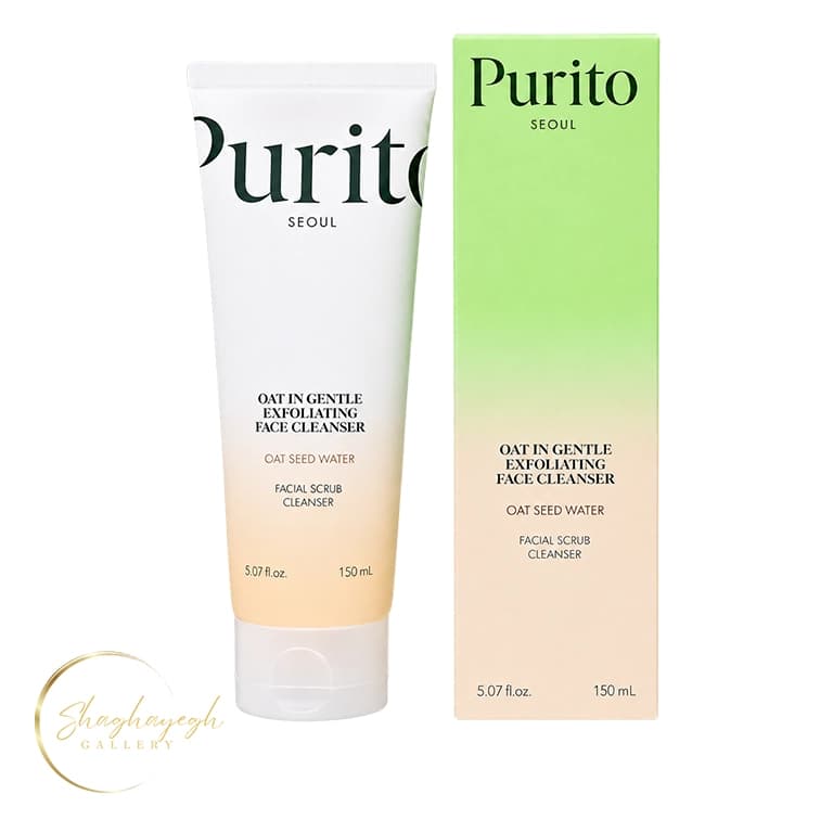 شوینده لایه بردار جو دوسر پوریتو ۱۵۰ میل PURITO SEOUL Oat In Gentle Exfoliating Face Cleanser 150 ml — تصویر ۳