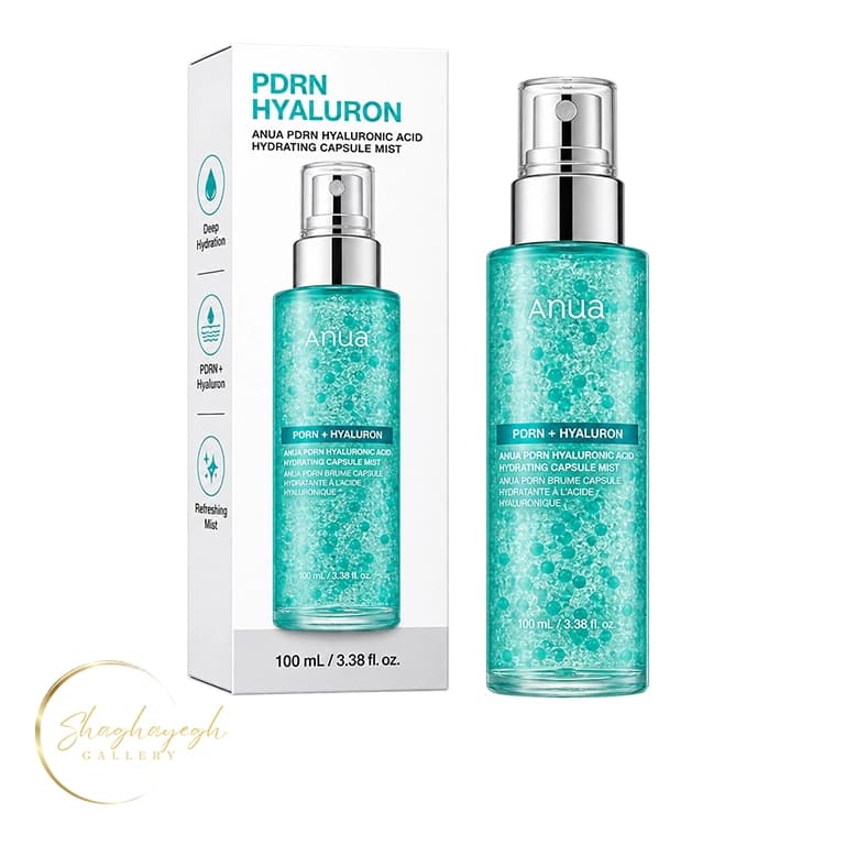 میست آبرسان PDRN هیالورونیک اسید آنوا 100 میل Anua PDRN Hyaluronic Acid Hydrating Capsule Mist 100ml