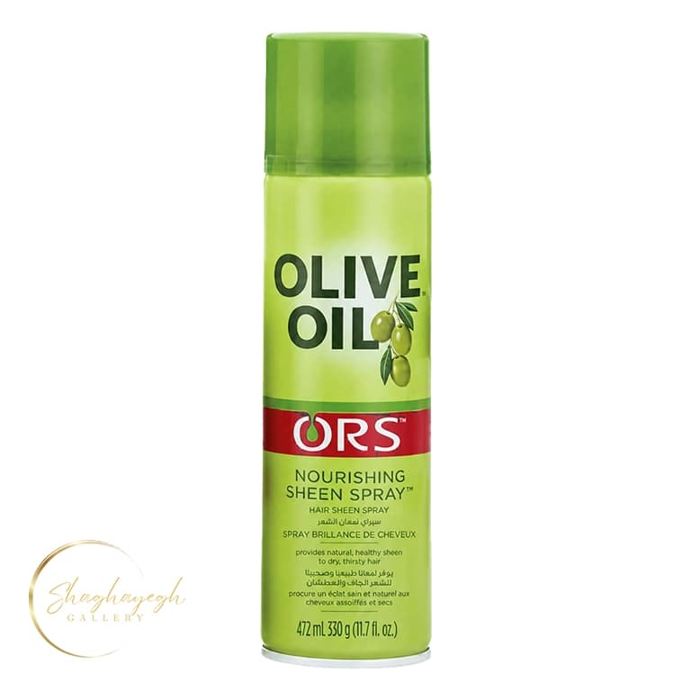 اسپری زیتون مو ORS براقکننده 472 میل ORS Olive Oil Nourishing Sheen Spray 472ml