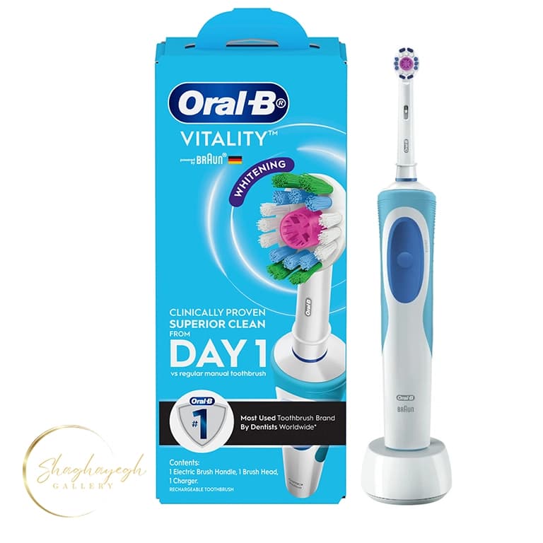 مسواک برقی اورال بی سفید کننده ویتالیتی Oral-B Vitality 3D White D12.513W Electric Toothbrush — تصویر ۳