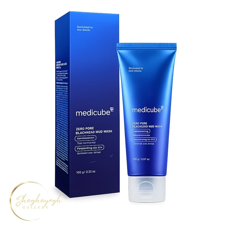 ماسک گلی پاکسازی منافذ و جوش سرسیاه مدی کیوب 100 میل Medicube Zero Pore Blackhead Mud Mask 100g — تصویر ۳