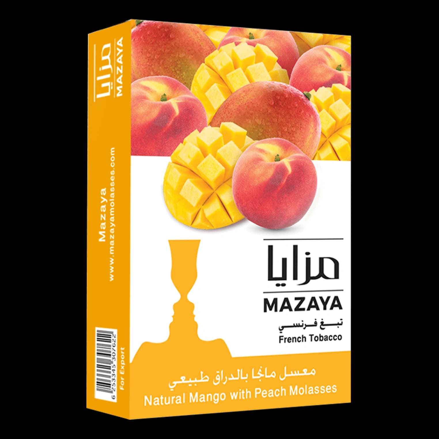 تنباکو قلیان مزایا انبه هلو Mazaya mango peach hookah tobacco