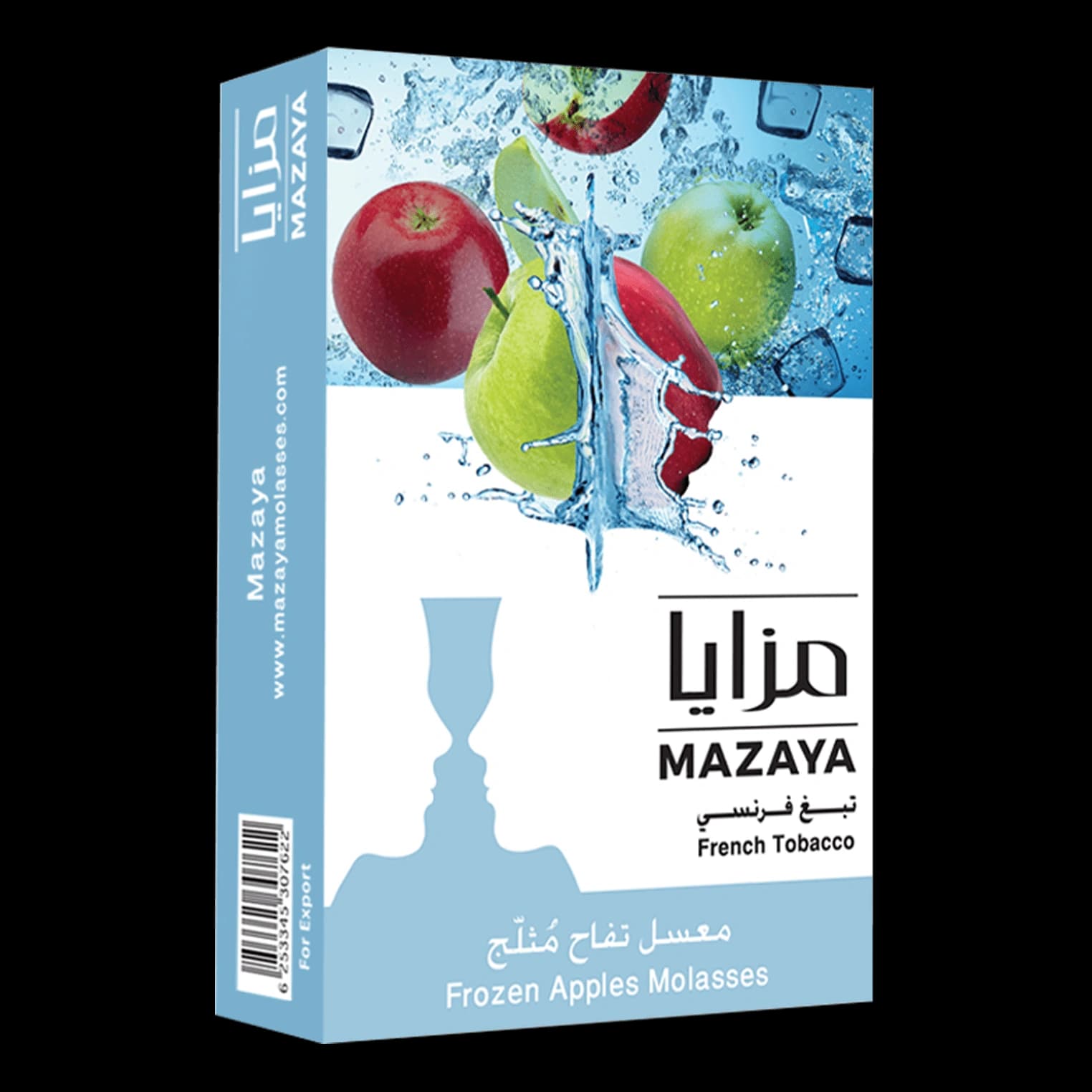 تنباکو قلیان مزایا دوسیب یخ Mazaya frozen apples hookah tobacco