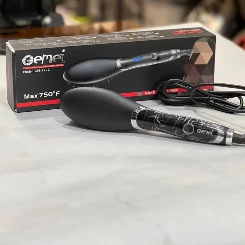برس حرارتی جیمی مدل GM-2972 | برس صاف‌کننده و حالت‌دهنده مو با صفحات سرامیکی — تصویر ۱۰