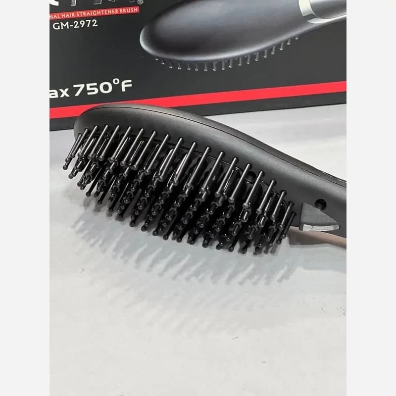 برس حرارتی جیمی مدل GM-2972 | برس صاف‌کننده و حالت‌دهنده مو با صفحات سرامیکی — تصویر ۸