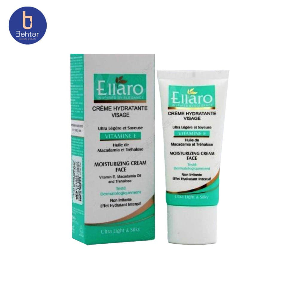 کرم مرطوب کننده حاوی ویتامین E الارو حجم 50میل Ellaro Moisturizing cream containing vitamin E ,50 ml — تصویر ۱۰