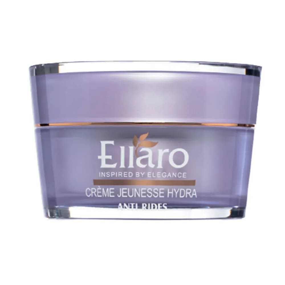 کرم آبرسان و ضد چروک یوس هیدرا الارو حجم 50میل Ellaro Jeunesse Hydra Cream ,50ml — تصویر ۶