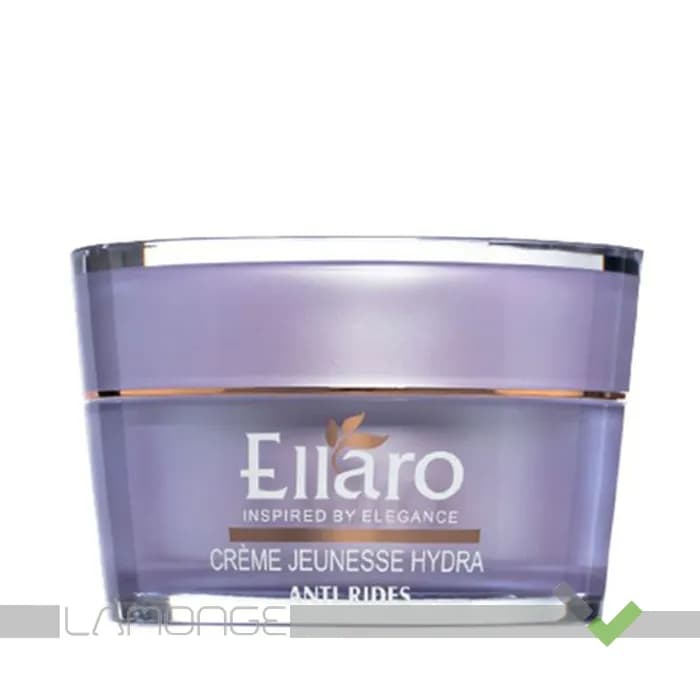 کرم آبرسان و ضد چروک یوس هیدرا الارو حجم 50میل Ellaro Jeunesse Hydra Cream ,50ml — تصویر ۷