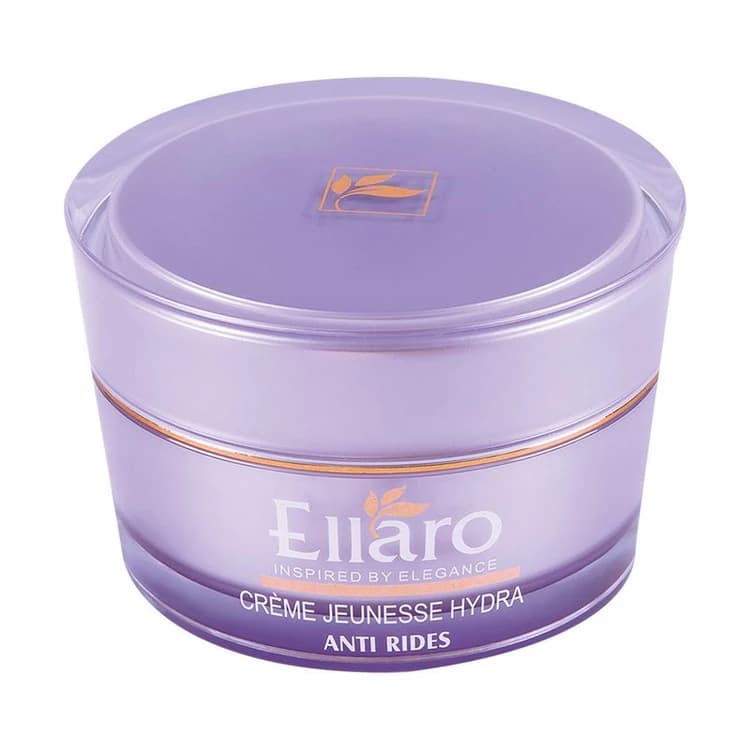 کرم آبرسان و ضد چروک یوس هیدرا الارو حجم 50میل Ellaro Jeunesse Hydra Cream ,50ml — تصویر ۹