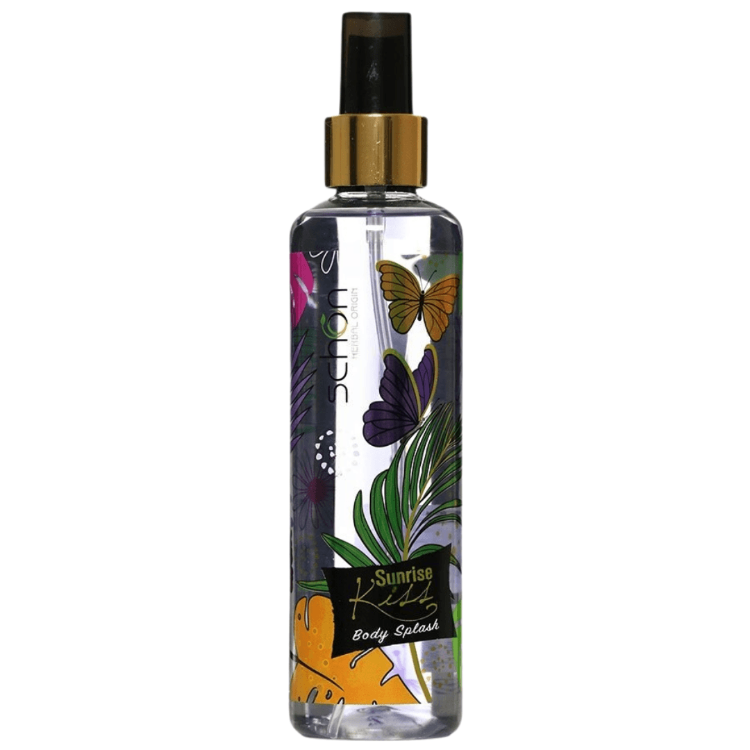 بادی اسپلش برند شوون مدل سانرایز کیس حجم 220میل Body Splash Schon brand, Sunrise kiss model, volume 220ml — تصویر ۷