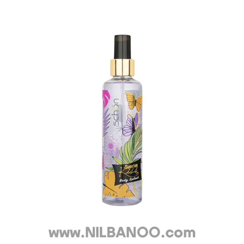 بادی اسپلش برند شوون مدل سانرایز کیس حجم 220میل Body Splash Schon brand, Sunrise kiss model, volume 220ml — تصویر ۵