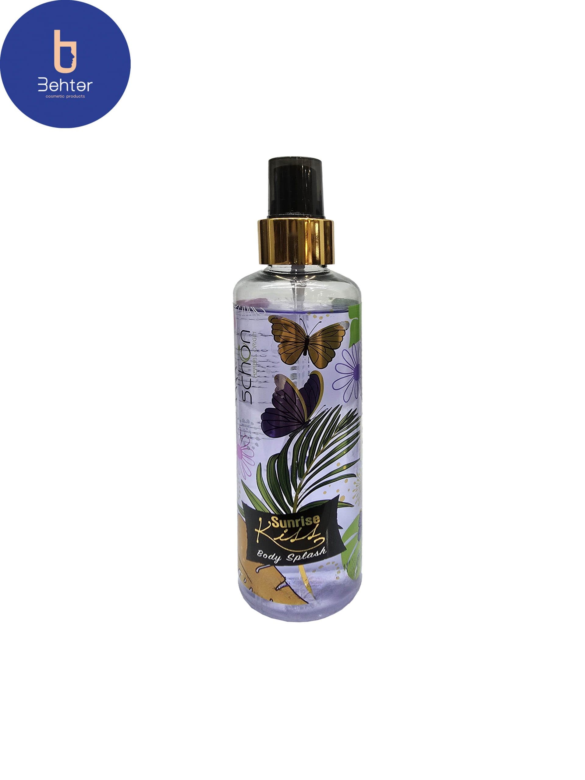 بادی اسپلش برند شوون مدل سانرایز کیس حجم 220میل Body Splash Schon brand, Sunrise kiss model, volume 220ml