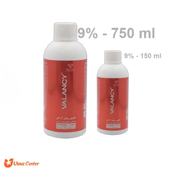 کرم اکسیدان والانسی 9% حجم 750 میل