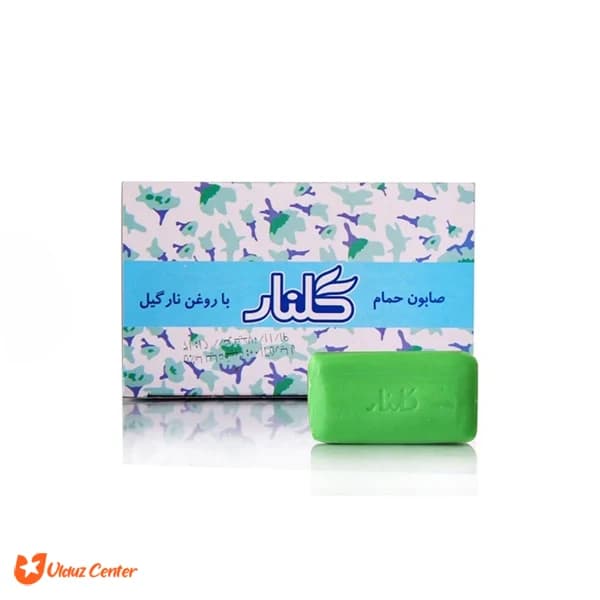 صابون گلنار سبز با روغن نارگیل بسته 6 عددی — تصویر ۳