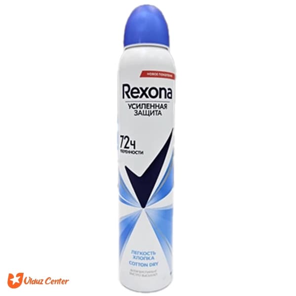 اسپری ضد تعریق زنانه رکسونا روسی مدل Cotton Dry حجم 200 میل