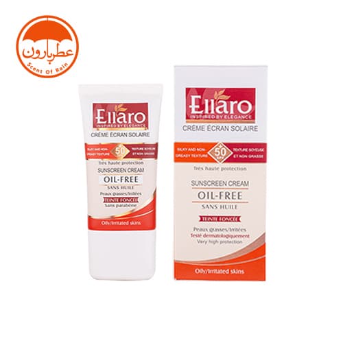 کرم ضدآفتاب الارو فاقد چربی بژ طبیعی SPF 50 حجم 40 میلی‌لیتر — تصویر ۲