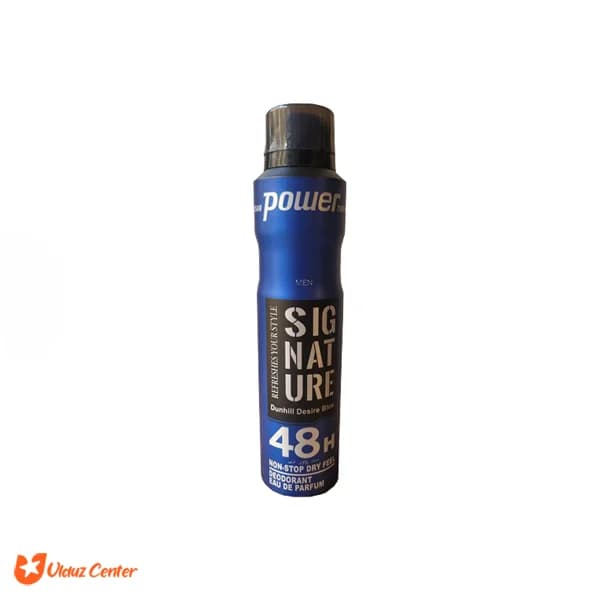 اسپری خوشبو کننده بدن مردانه Power مدل Dunhil Desire Blue حجم 200 میل